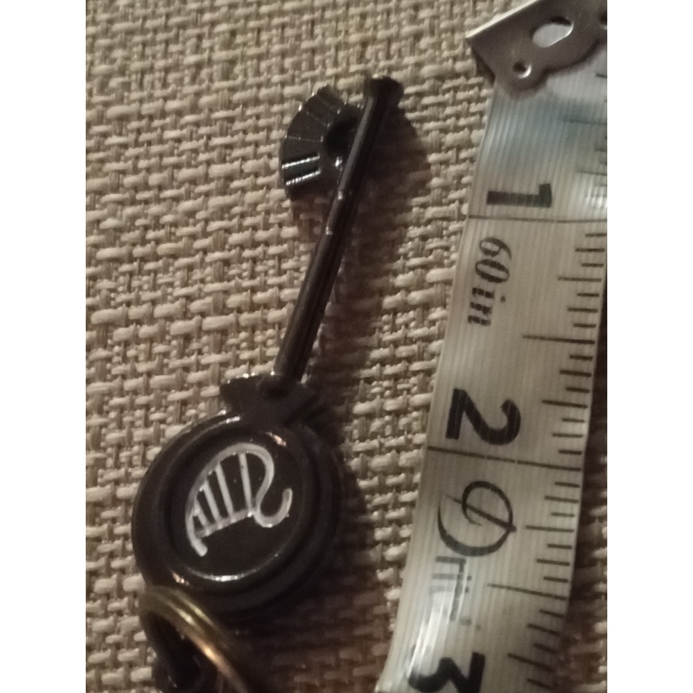 Key Charm Harp Design Metal Keychain Pendant Jewelry Accessory